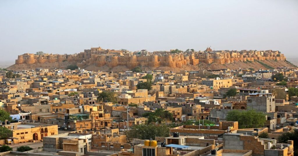 Panoramic view of Jaisalmer city.