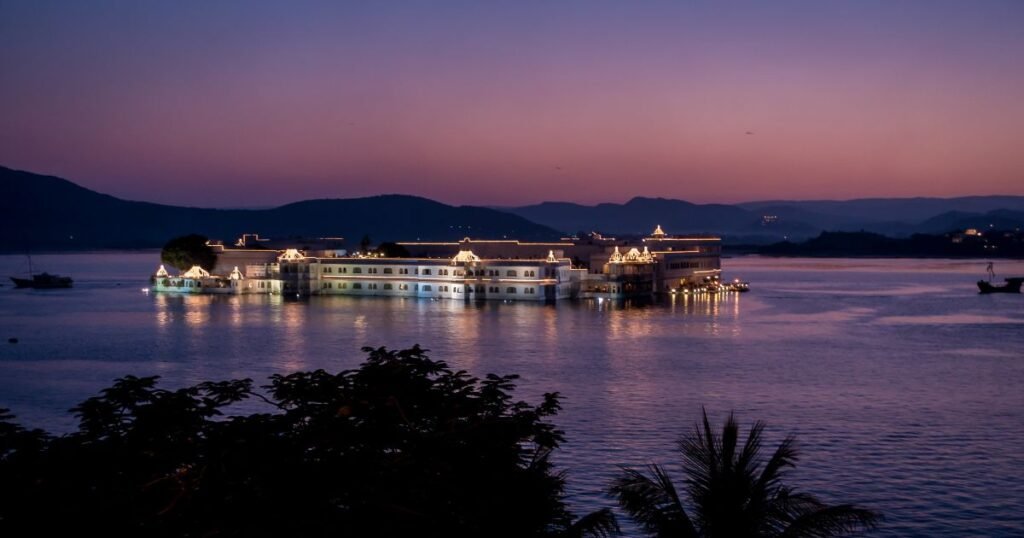 The floating Lake Palace in Udaipur.