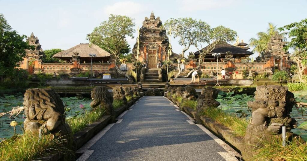 Saraswati temple in Ubud, Bali