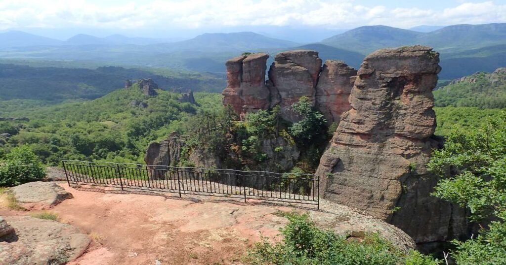 "The towering, mysterious Belogradchik Rocks and ancient fortress walls."