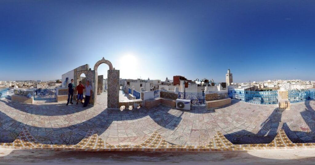 "Rooftop of the Medina Of Tunis."