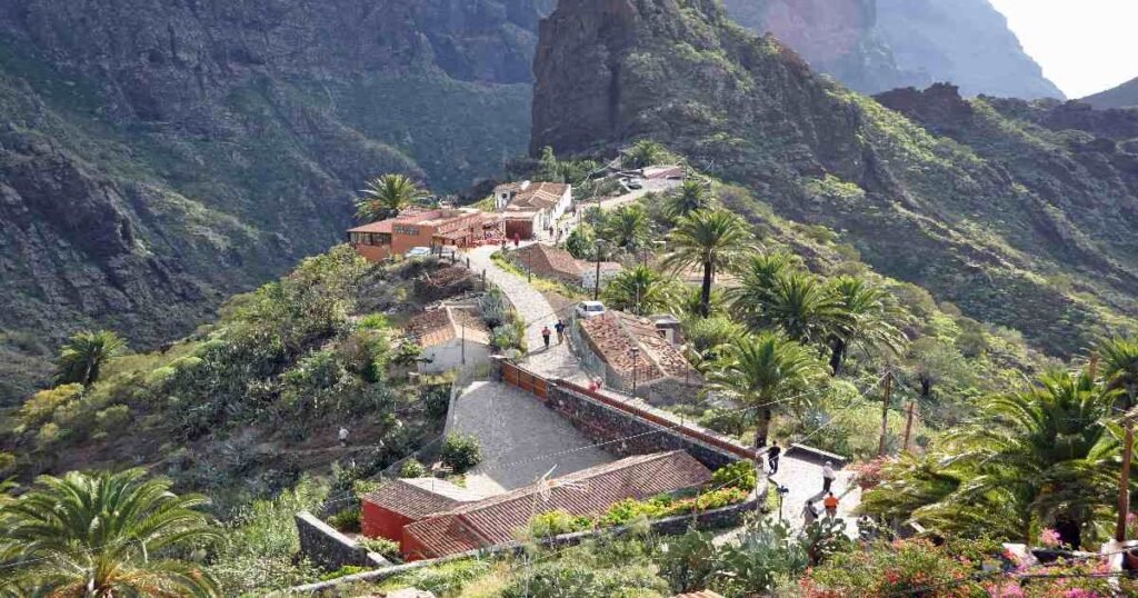 Masca Village with the picturesque mountain dramatic views