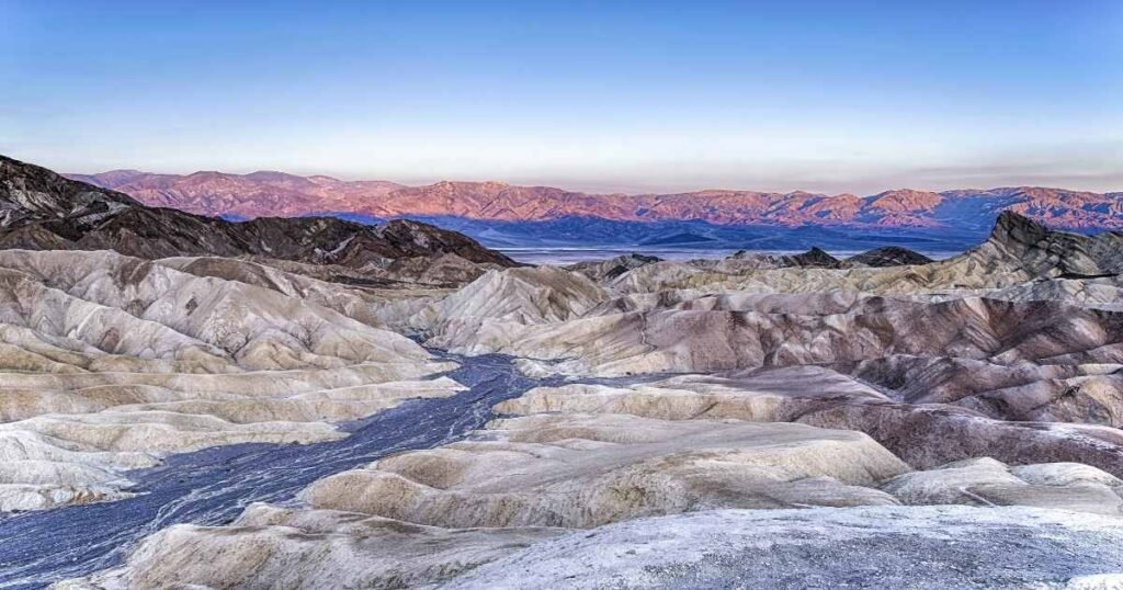 Panoramic view of the death valley national park.