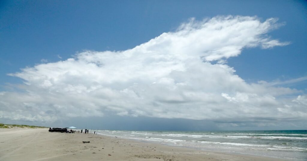 Padre Island’s sandy beaches and turquoise waters.