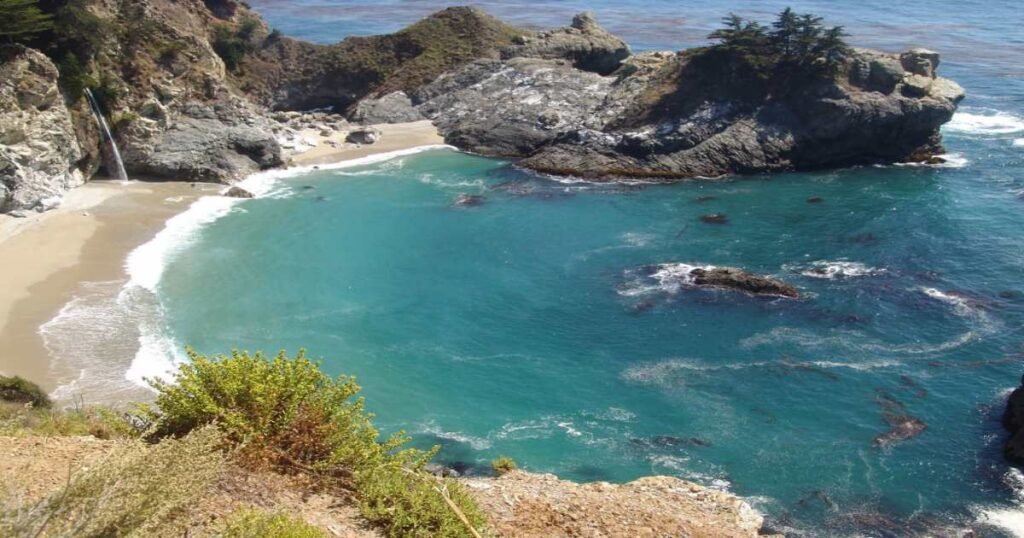 Aerial view of the Pfeiffer Beach